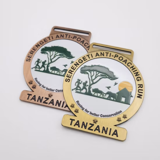 Fabrikpreis maßgeschneiderte hochwertige Kaltschmiedeprodukte Aluminiumlegierung Messing Medaillen Badeges Namensschilder